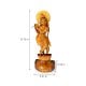 Handcrafted Wood Flute Krishna Statue
